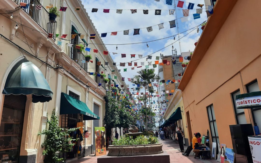 AYUNTAMIENTO DE COLIMA EMBELLECE CENTRO CON ARTE DE NIÑAS Y NIÑOS CON SORDOCEGUERA