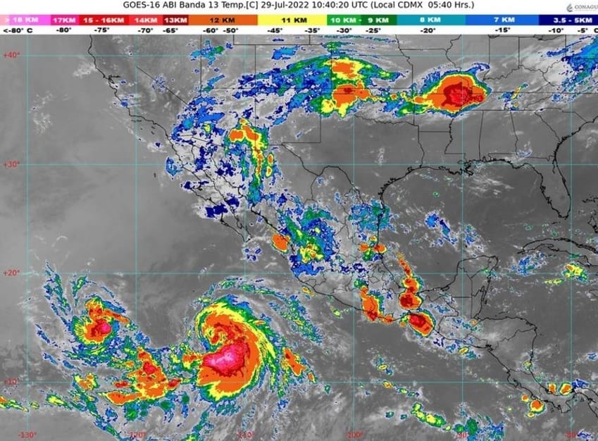CONTINUARÁN LLUVIAS MUY FUERTES EN EL ESTADO, PREVIENE PC