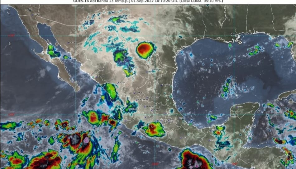 INFORMA CONAGUA SOBRE DEPRESIÓN TROPICAL ONCE-E EN PACÍFICO SUR
