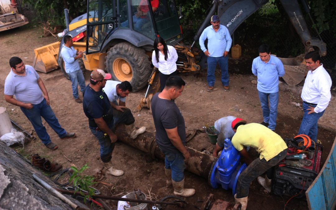 REPARA CIAPACOV TANQUE EL CARMEN, MEJORARÁ ABASTO EN 22 COLONIAS