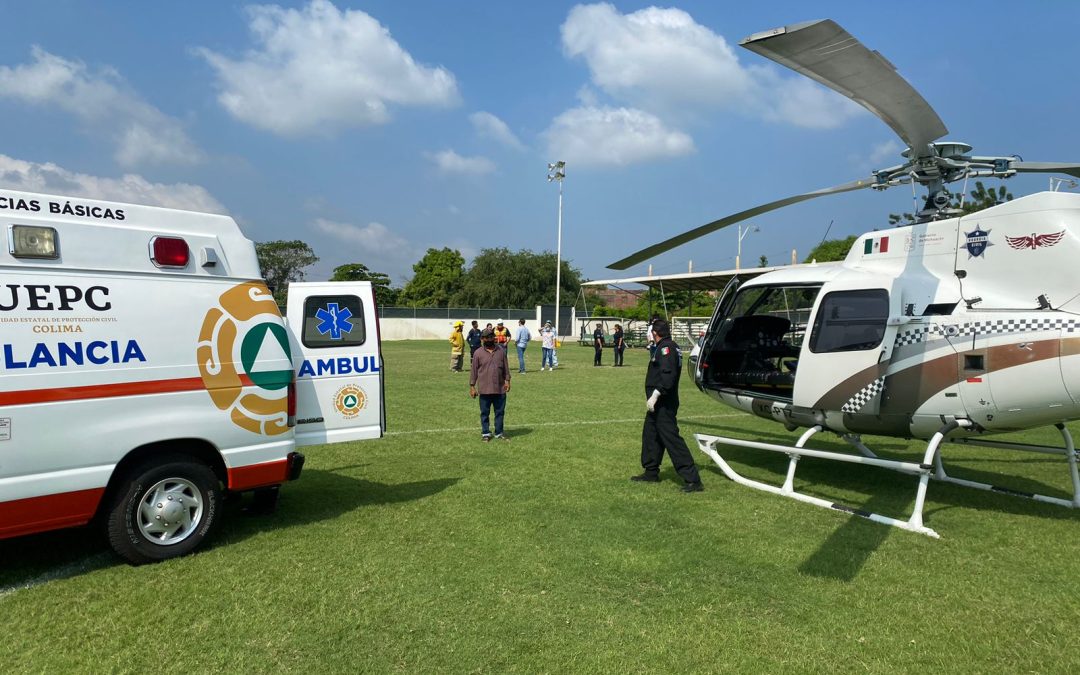 REALIZAN TRASLADO DE PACIENTE CON DAÑO RENAL DE TECOMÁN A MICHOACÁN