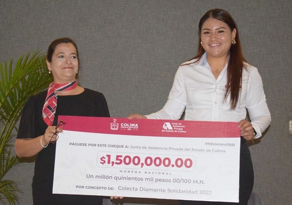 JAP ENTREGA LA FLAMA DE LA GENEROSIDAD E INFORME DE LA COLECTA DIAMANTE DE LA SOLIDARIDAD