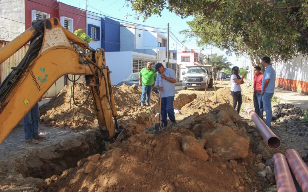 CIAPACOV SUSTITUYE 90 METROS DE RED DE DRENAJE EN LA COLONIA CAMPESTRE DE VDEA