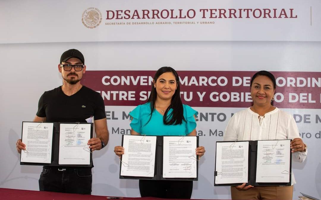 FIRMAN INDIRA Y SEDATU CONVENIO PARA REALIZAR 5 OBRAS EN MANZANILLO CON ...