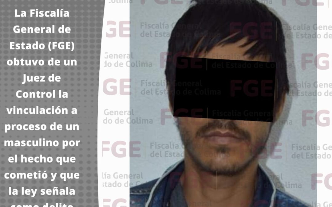 VINCULA FGE A SUJETO POR CIRCULAR EN COQUIMATLÁN CON MOTOCICLETA ROBADA