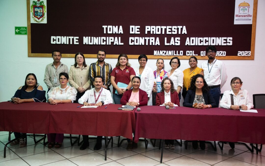 INSTALAN EL COMITÉ MUNICIPAL CONTRA LAS ADICCIONES