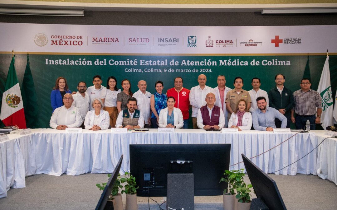 INDIRA Y ZOÉ ROBLEDO INSTALAN COMITÉ DE ATENCIÓN MÉDICA DEL ESTADO DE COLIMA