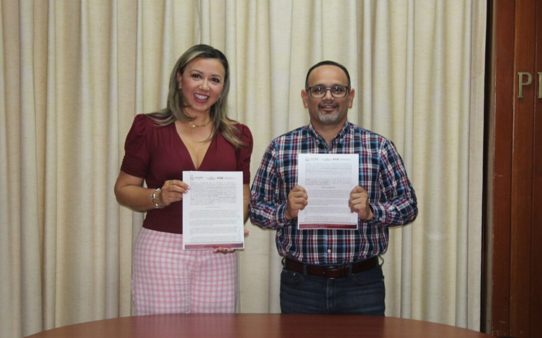 FIRMAN FGE CONVENIO DE COLABORACIÓN CON REGISTRO CIVIL ESTATAL