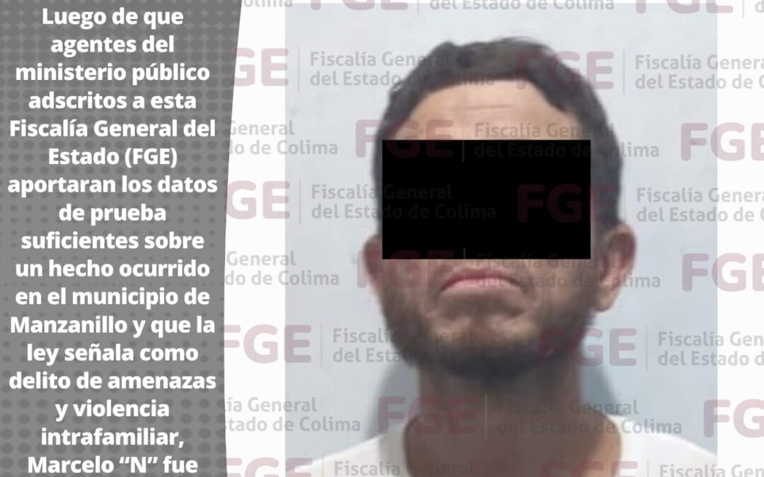 A LA CÁRCEL POR VIOLENCIA INTRAFAMILIAR Y AMENAZAS CON CUCHILLO