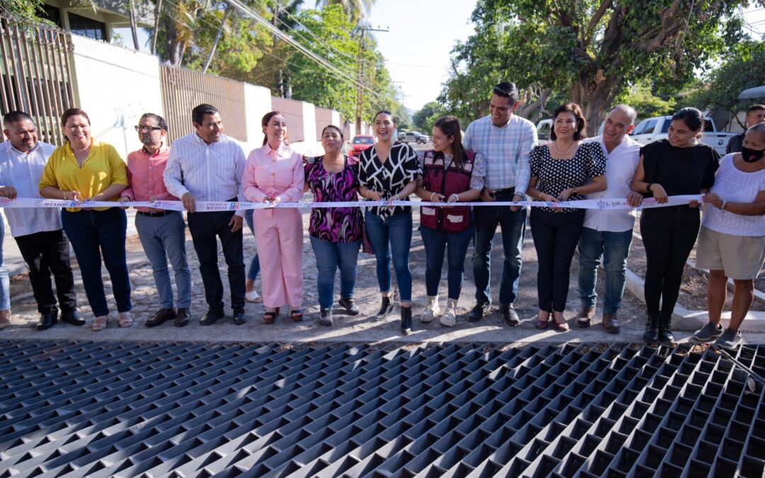 ENTREGAN GOBIERNO ESTATAL Y DE VDEA COLECTOR PLUVIAL PARA EVITAR INUNDACIONES