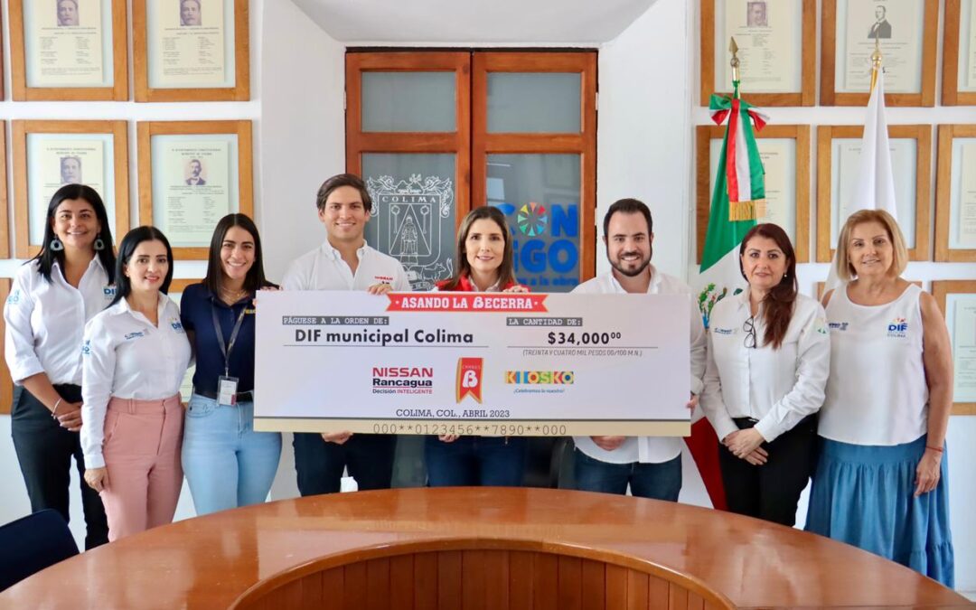 RECIBE DIF MUNICIPAL COLIMA DONATIVO DE «ASANDO LA BECERRA» DEL SÁBORA FEST