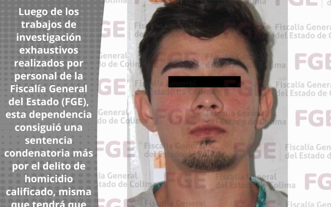 LOGRA FGE QUE SENTENCIEN A SUJETO POR HOMICIDIO CALIFICADO