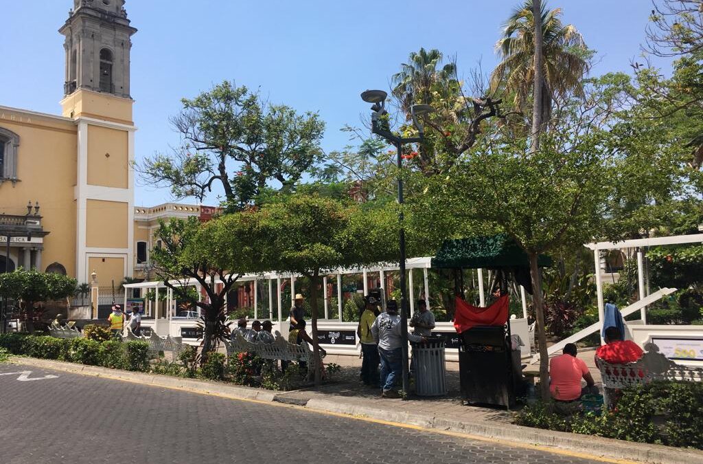 INICIA MONTAJE DE STANDS COMERCIALES PARA EL FESTIVAL DEL VOLCAN