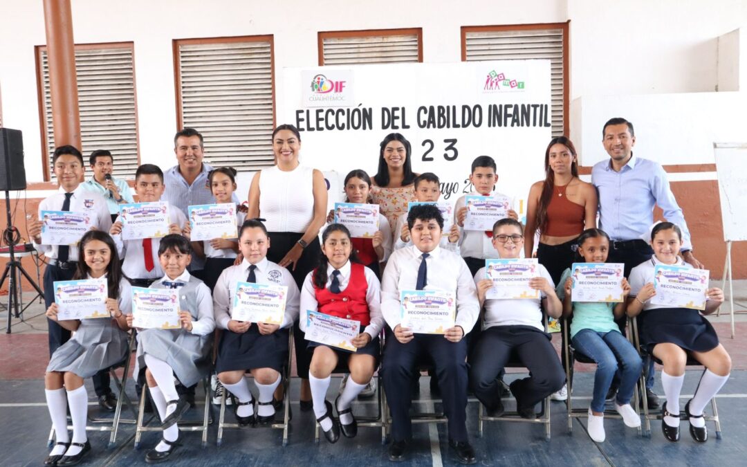ELIGEN CABILDO INFANTIL CUAUHTÉMOC 2023