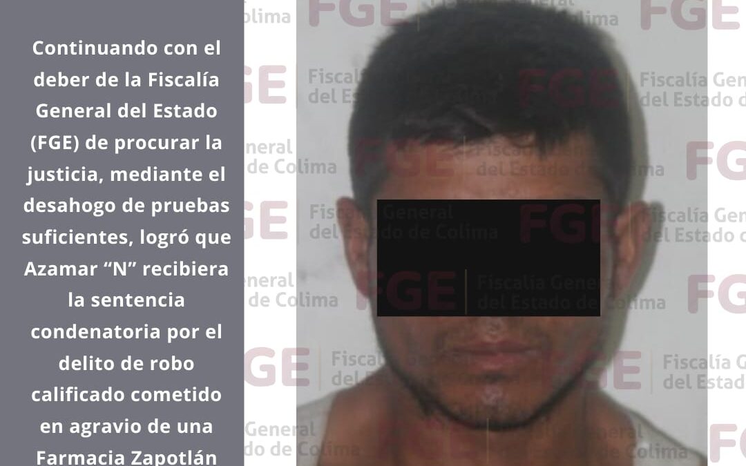 SENTENCIAN A LADRÓN POR ROBO CALIFICADO