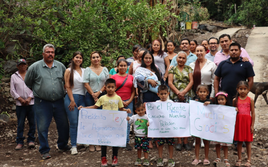CON APOYO DE LA POBLACIÓN, GOBIERNO DE TEY HABILITA VADO EN LA LIMA