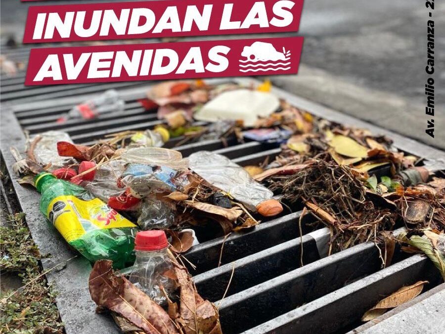 MEMO TOSCANO INVITA A MANTENER LIMPIAS CALLES Y AVENIDAS PARA PREVENIR INUNDACIONES