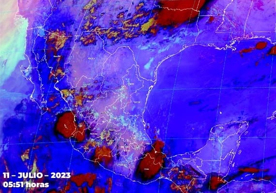 EN COLIMA SE ESPERAN LLUVIAS MUY FUERTES E INTENSAS, EN LAS PRÓXIMAS HORAS