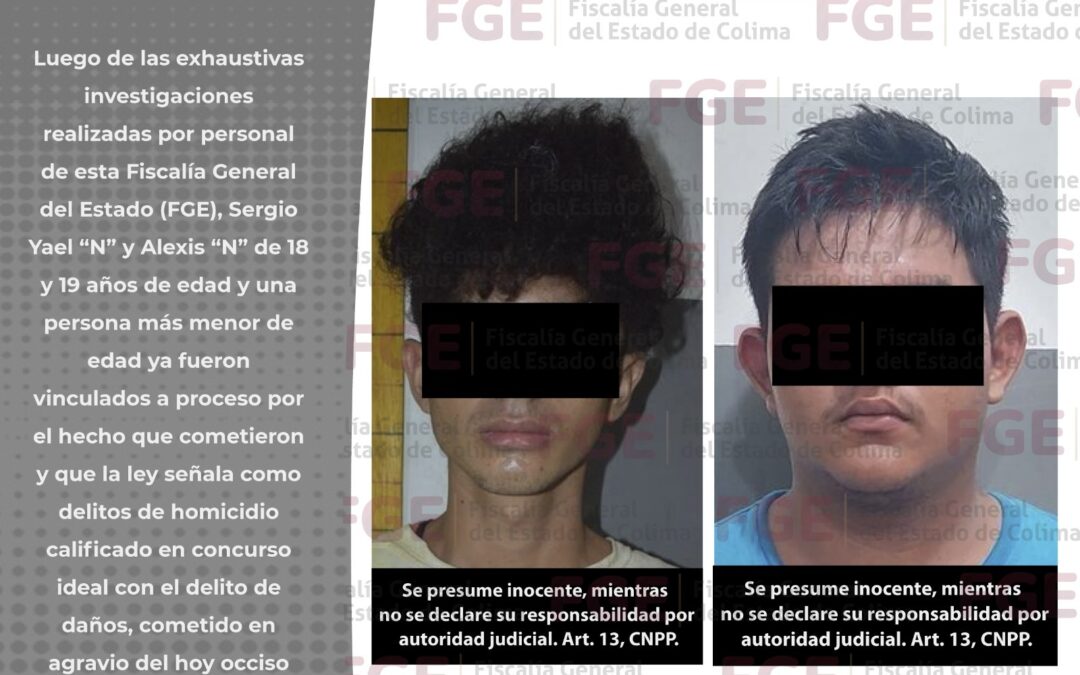 TRES HOMBRES SON VINCULADOS A PROCESO POR EL HOMICIDIO DEL TRABAJADOR DEL PODER JUDICIAL DE COLIMA