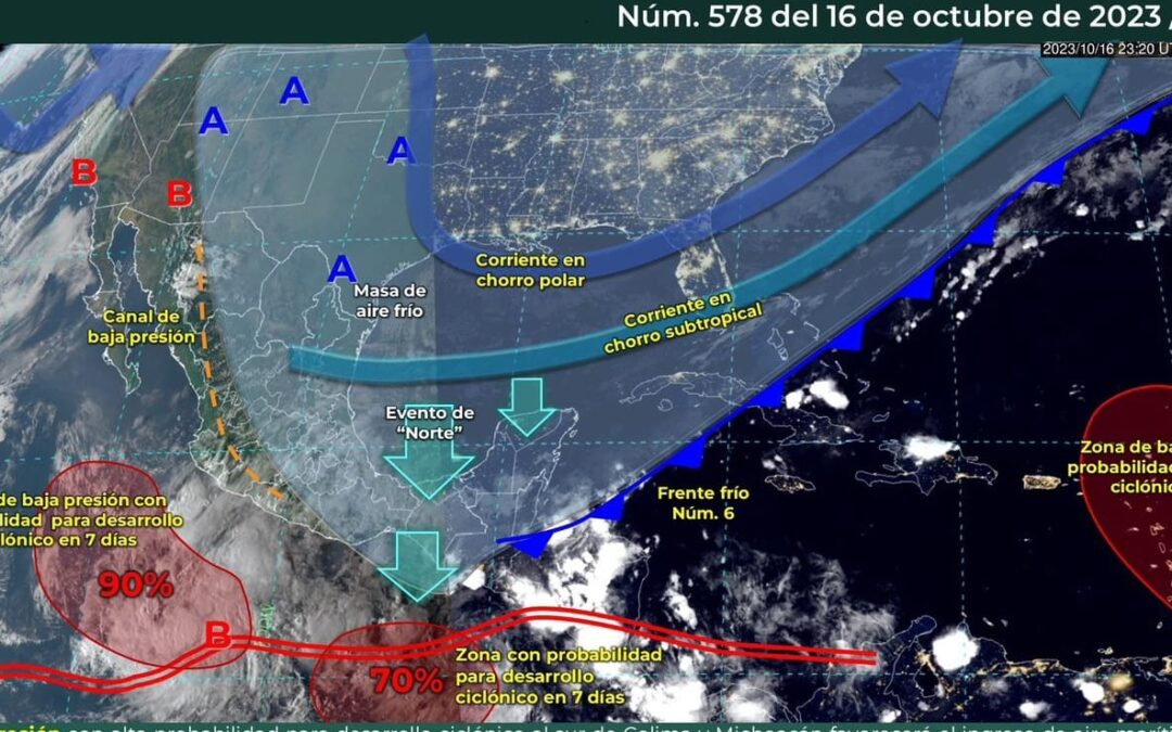 BAJA PRESIÓN CON POSIBLE CICLÓN TROPICAL