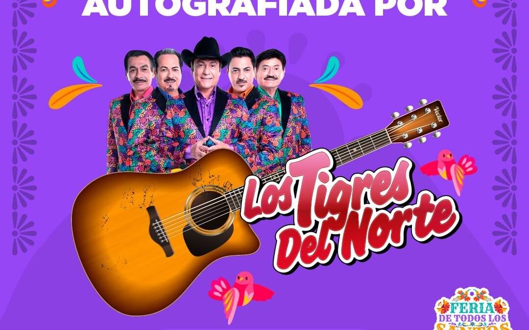 LOS TIGRES DEL NORTE REGALARÁN UNA GUITARRA AUTOGRAFIADA, EN LA FERIA DE COLIMA