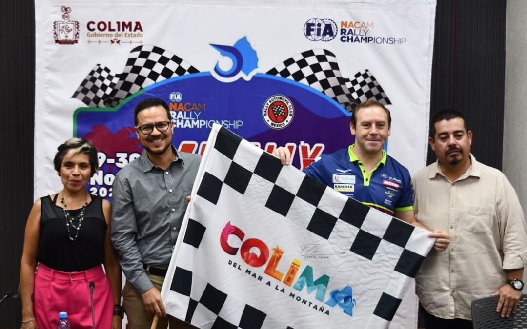 LLEGA EL CAMPEONATO MEXICANO DE RALLIES A COLIMA; RECORRERÁ CINCO MUNICIPIOS