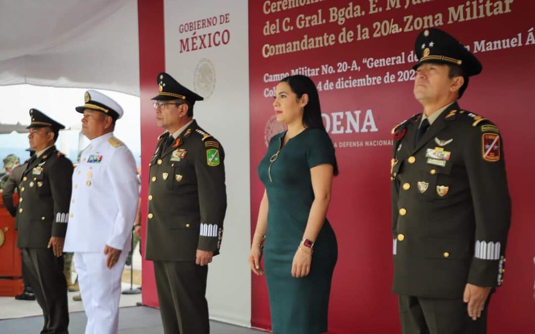GOBERNADORA ACUDE A TOMA DE PROTESTA DEL GENERAL JUAN BRAVO VELÁZQUEZ