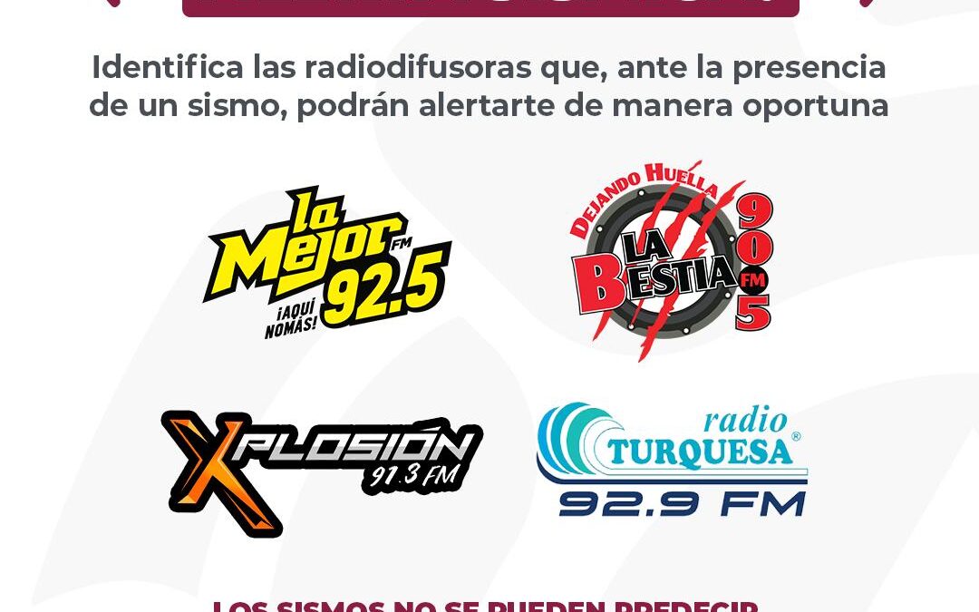 ESTADO DE COLIMA YA CUENTA CON 4 RECEPTORES DE ALERTA SÍSMICA PARA RADIODIFUSIÓN