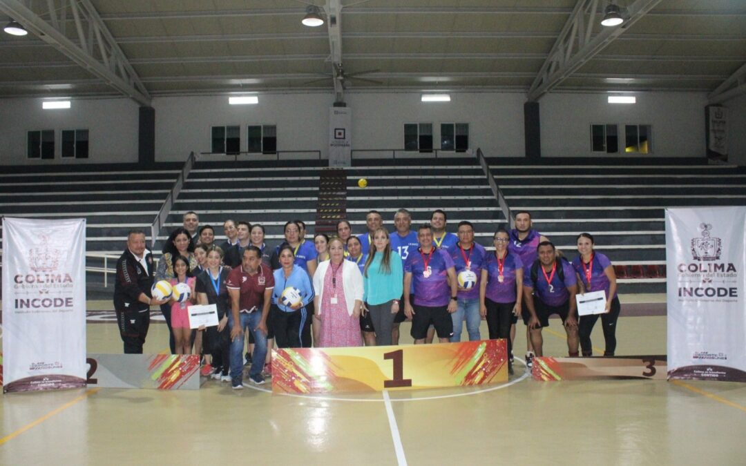 ISSSTE ES CAMPEÓN DE VOLEIBOL MIXTO INTERDEPENDENCIAS