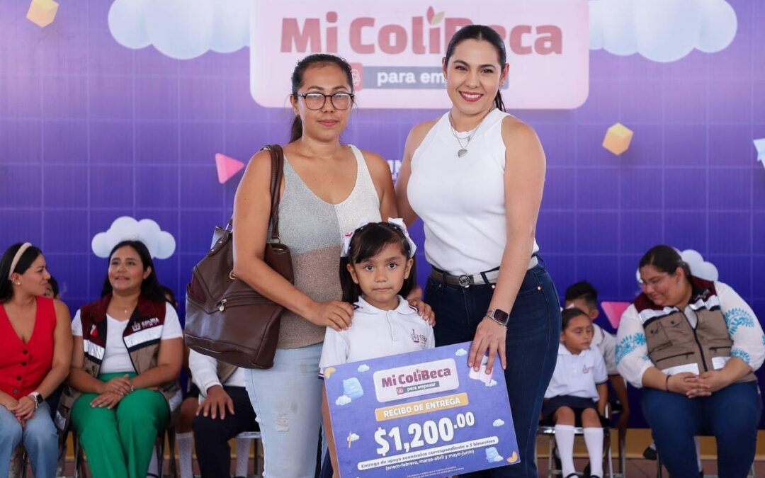 INDIRA SIGUE ENTREGANDO ‘MI COLIBECA PARA EMPEZAR’ EN MANZANILLO; ESTE MIÉRCOLES LA RECIBEN CASI 1,700 ESTUDIANTES
