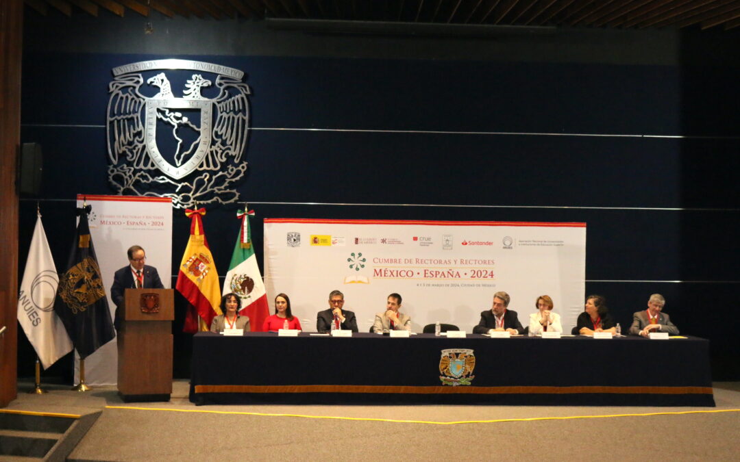 CUMBRE DE RECTORES Y RECTORAS MÉXICO-ESPAÑA EDUCACIÓN SUPERIOR, INCLUSIÓN Y DIVERSIDAD