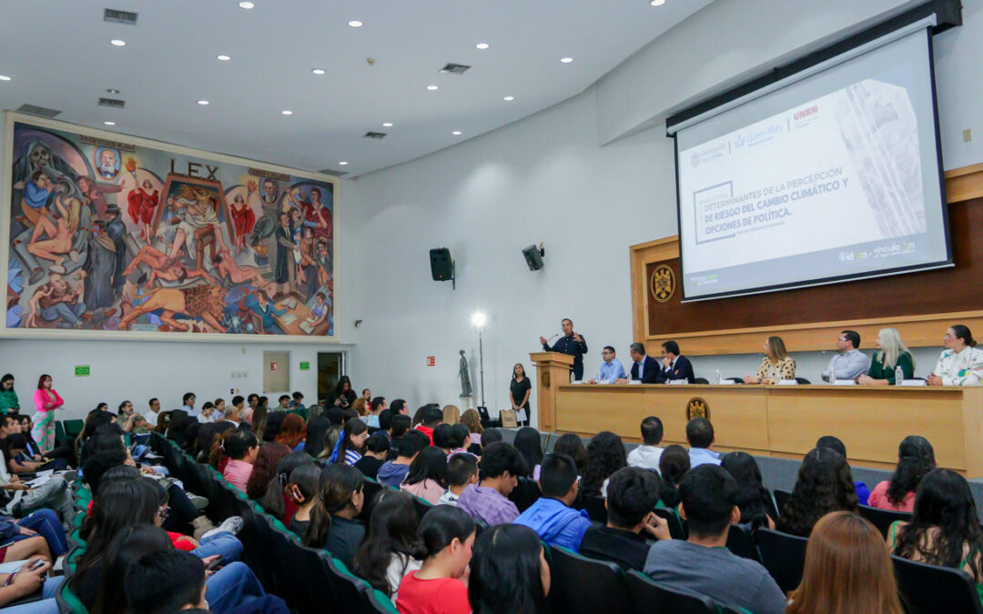 ANALIZARÁN PERCEPCIÓN DEL RIESGO EL CAMBIO CLIMÁTICO, EN LA UDEC
