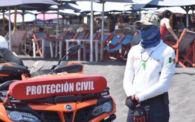 PC: HABRÁ MÁS DE 30 PUNTOS DE ATENCIÓN DE EMERGENCIAS EN PLAYAS Y BALNEARIOS EN COLIMA