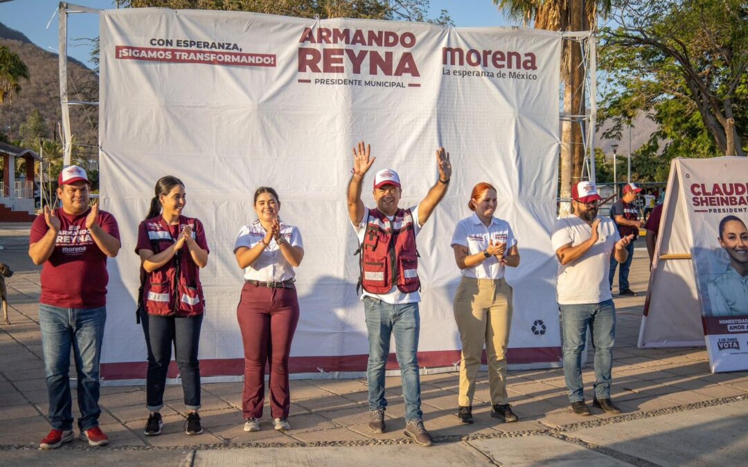 REPÚBLICA SANA, UN EJEMPLO DE GOBIERNO QUE SE CUMPLIRÁ A LOS TECOMENSES POR CLAUDIA SHEINBAUM; ARMANDO REYNA