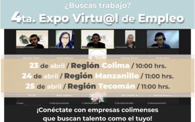 INVITAN A LA 4a EXPO VIRTUAL DEL EMPLEO COLIMA 2024