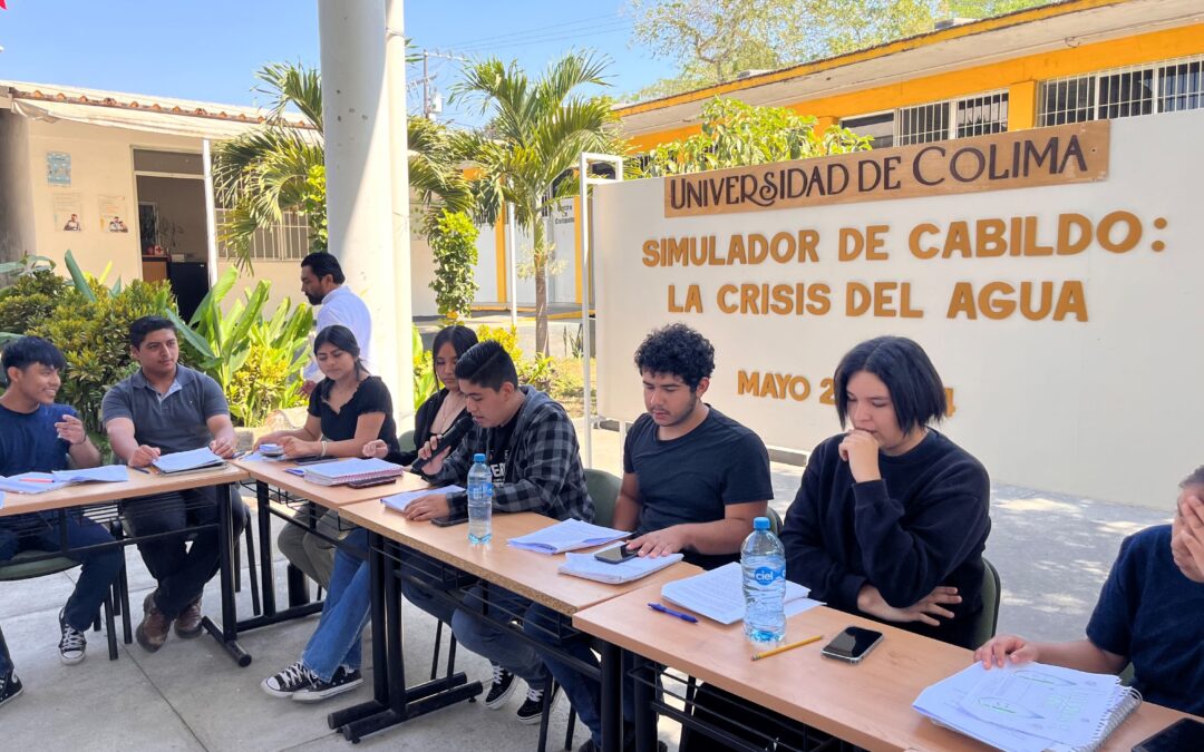 REALIZAN SIMULADOR DE CABILDO EN EL BACHILLERATO 32 DE SUCHITLÁN