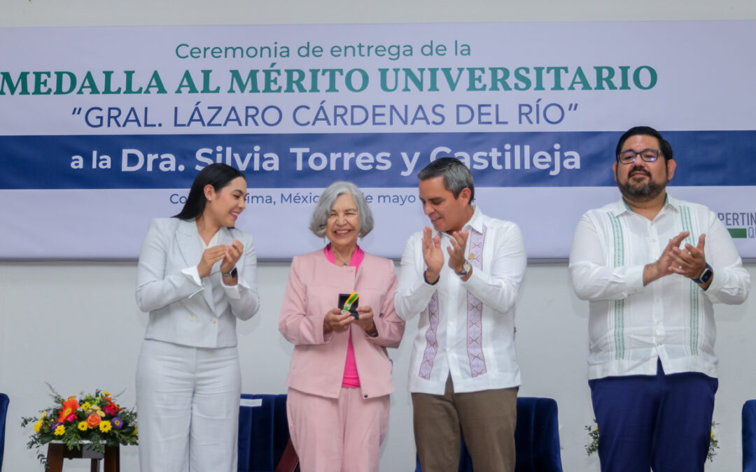 OTORGA UDEC MEDALLA ‘LÁZARO CÁRDENAS’ A CIENTÍFICA SILVIA TORRES