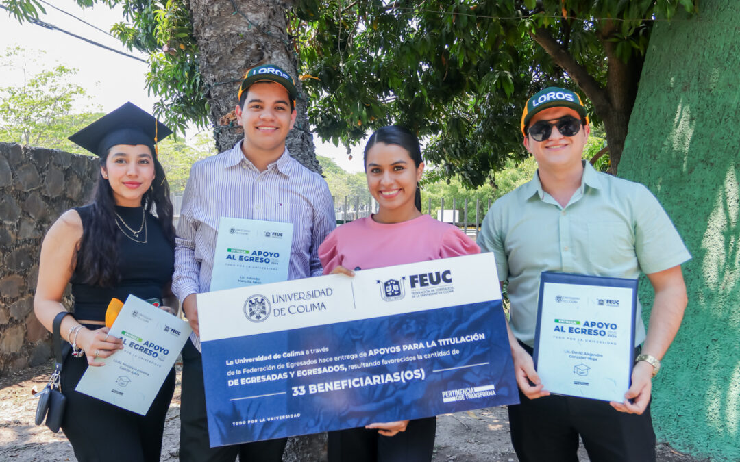 OTORGAN 33 BECAS DE TITULACIÓN CON RECURSOS DE LA NOVENA CARRERA FEUC