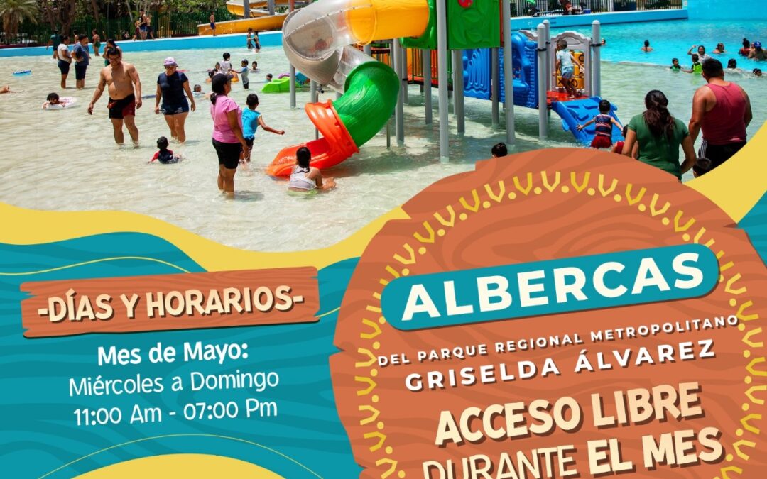 CONTINUARÁ LA ENTRADA LIBRE A LAS ALBERCAS DEL PARQUE REGIONAL DE COLIMA, DURANTE MAYO