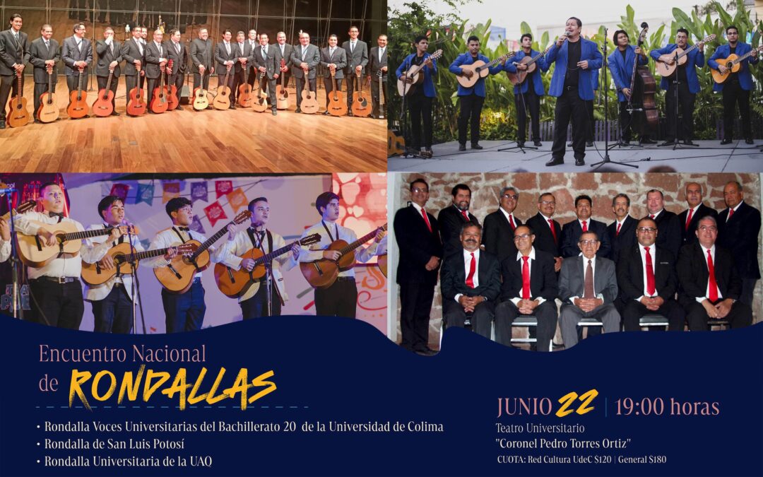 INVITAN AL ENCUENTRO NACIONAL DE RONDALLAS, ESTE SÁBADO