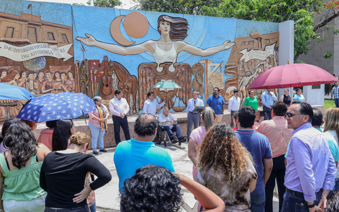 REVITALIZAN EL MURAL “LA UNIVERSIDAD”