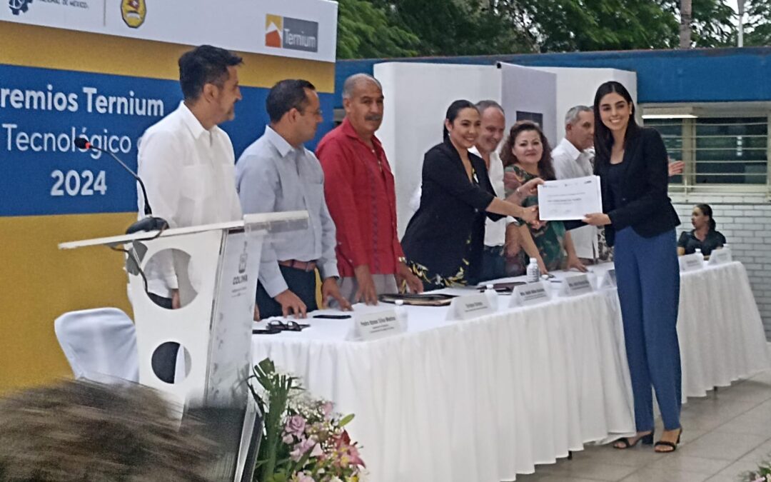 RECIBEN 22 PROFESIONISTAS EL PREMIO TERNIUM-INSTITUTO TECNOLÓGICO DE COLIMA 2024