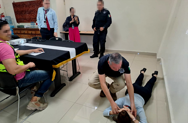 SSP CAPACITA A PERSONAL DEL AEROPUERTO DE COLIMA EN PREVENCIÓN DE DELITOS