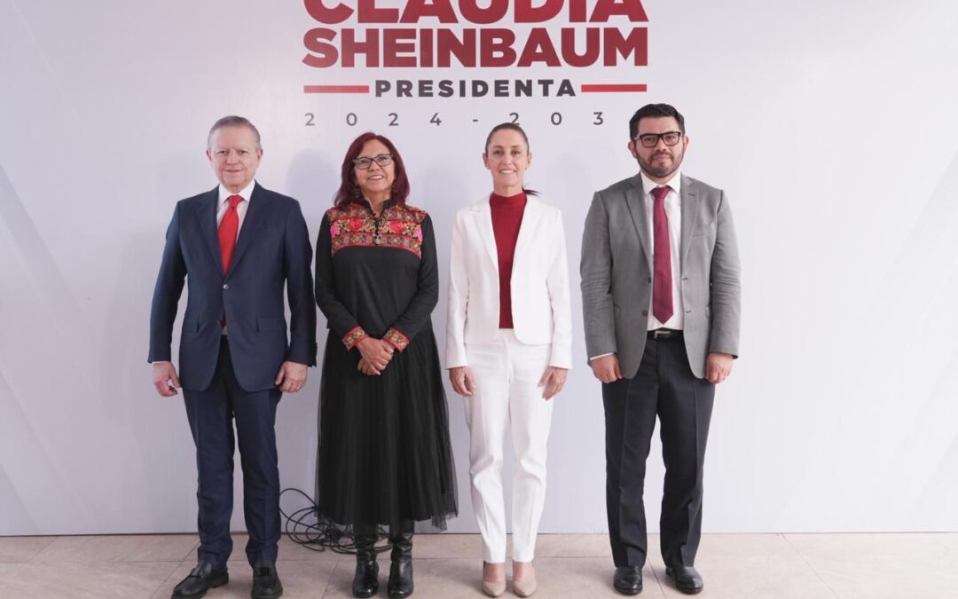 CLAUDIA SHEINBAUM PRESENTA A ARTURO ZALDÍVAR, CARLOS TORRES Y LETICIA RAMÍREZ COMO INTEGRANTES DE SU GABINETE