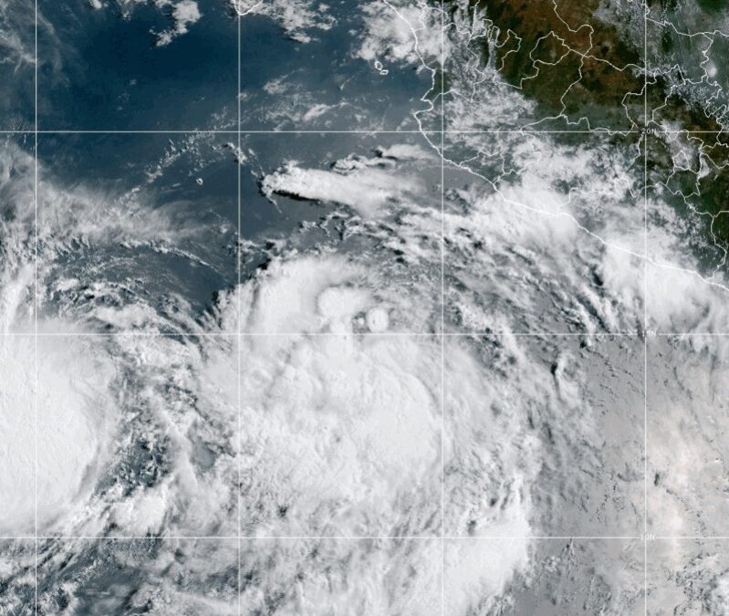 UEPC ALERTA ANTE LA TORMENTA TROPICAL ‘FABIO’; OCASIONARÍA LLUVIAS FUERTES Y OLEAJE ELEVADO EN COSTAS DE COLIMA