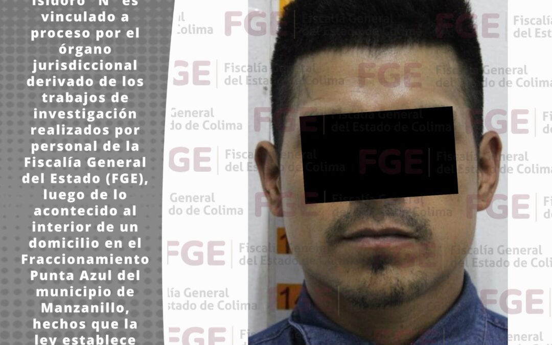 EN MANZANILLO POR HOMICIDIO, HOMBRE VA A PRISIÓN