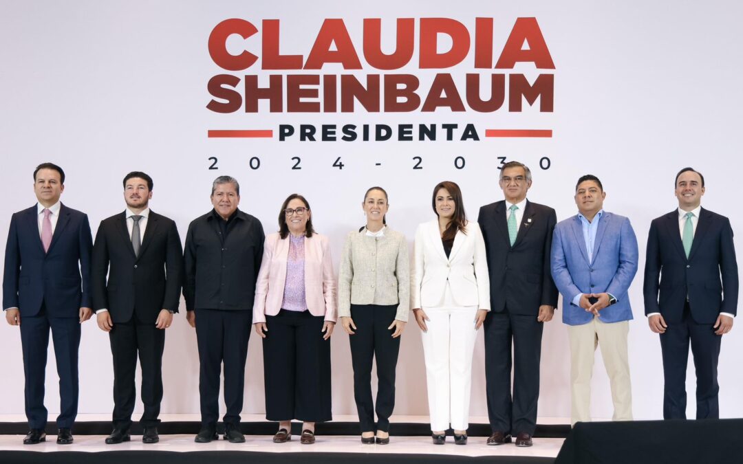 CLAUDIA SHEINBAUM DEFINE COMO PRIORIDAD OBRAS EN AGUA POTABLE Y CARRETERAS JUNTO A GOBERNADORES DEL NORESTE DEL PAÍS