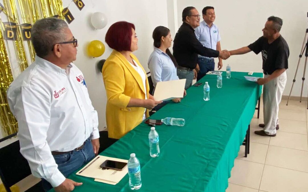 IEEA COLIMA ENTREGA CERTIFICADOS EN CUAUHTÉMOC