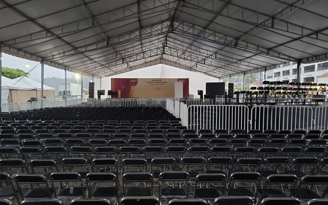 TODO LISTO PARA RECIBIR A AMLO Y A LA PRESIDENTA ELECTA, CLAUDIA SHEINBAUM EN MANZANILLO, ESTE VIERNES