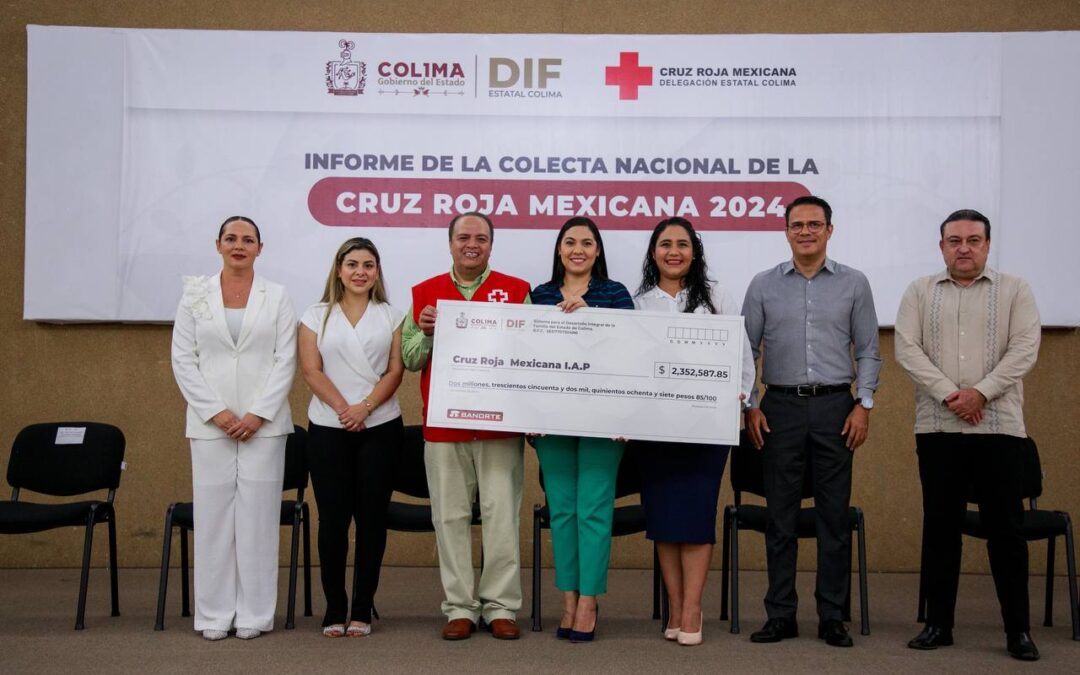 GOBERNADORA INDIRA VIZCAÍNO ENCABEZA CLAUSURA DE COLECTA DE LA CRUZ ROJA 2024